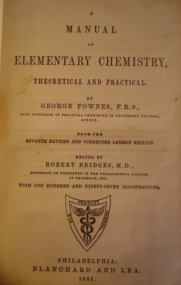 civil war chemistry book